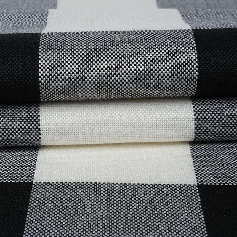 10*10 پارچه کتانی پلی استر شطرنجی